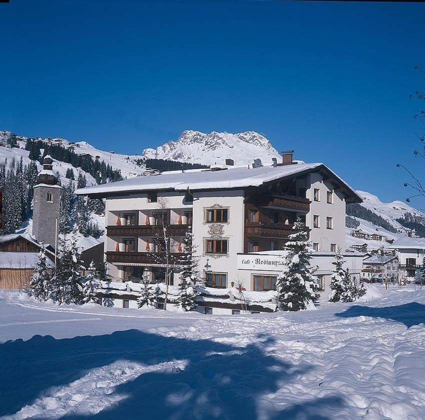 Pension Cafe Fritz Lech am Arlberg Exteriör bild