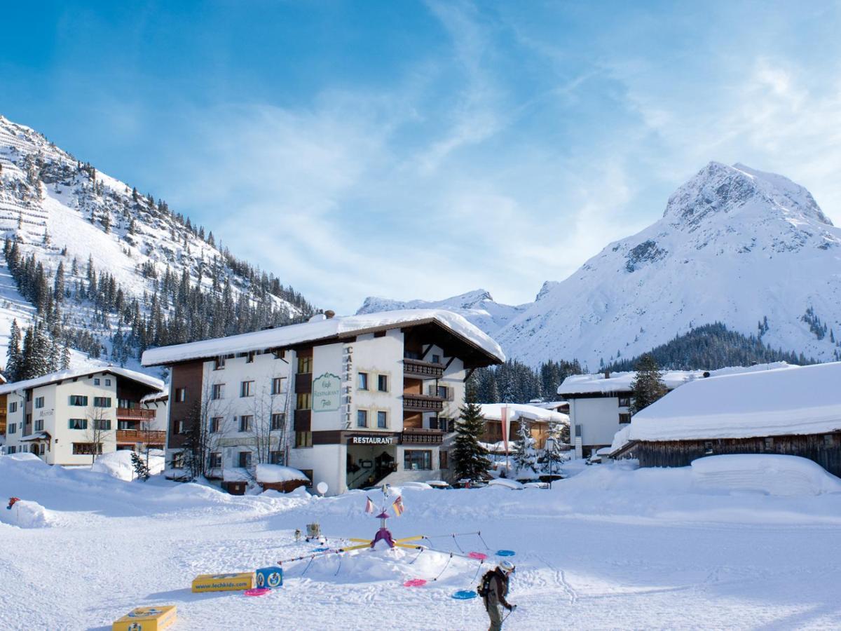 Pension Cafe Fritz Lech am Arlberg Exteriör bild