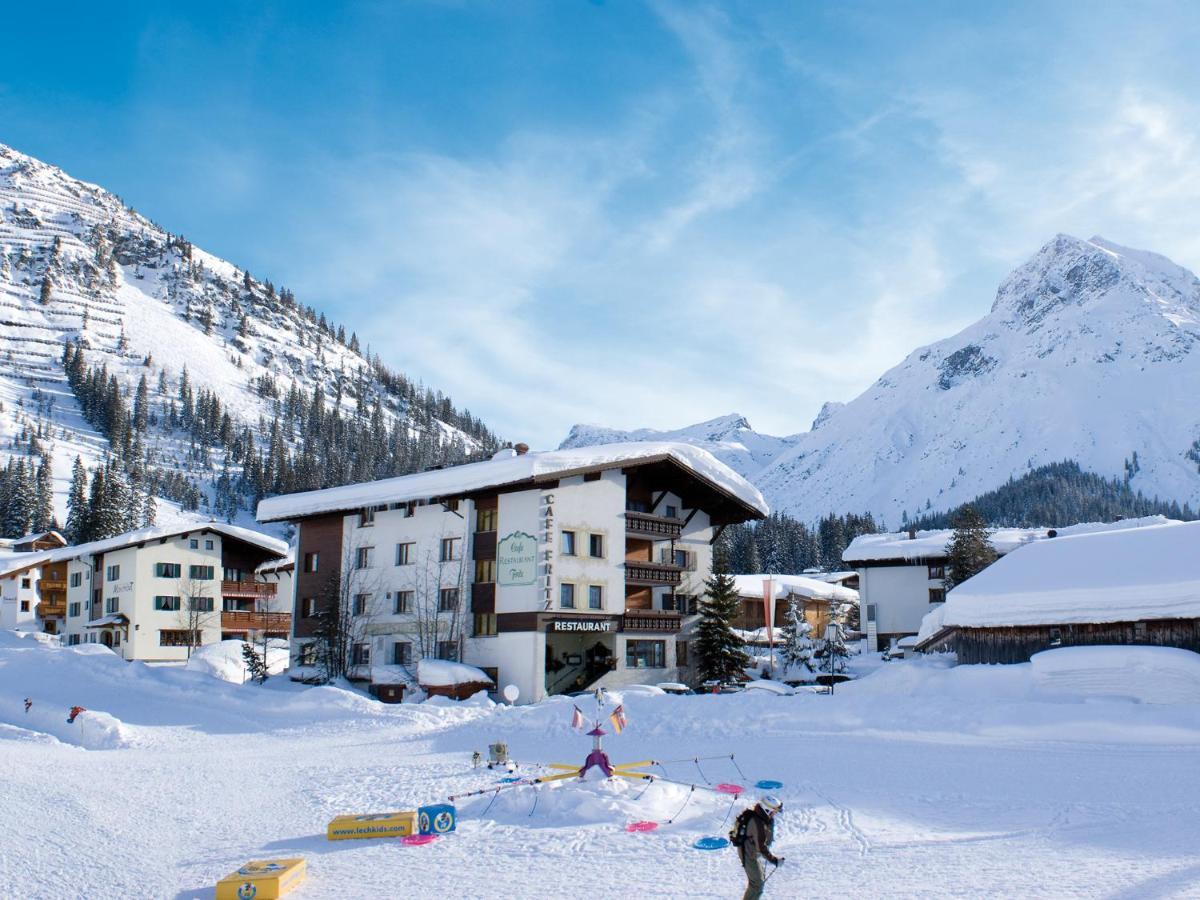 Pension Cafe Fritz Lech am Arlberg Exteriör bild