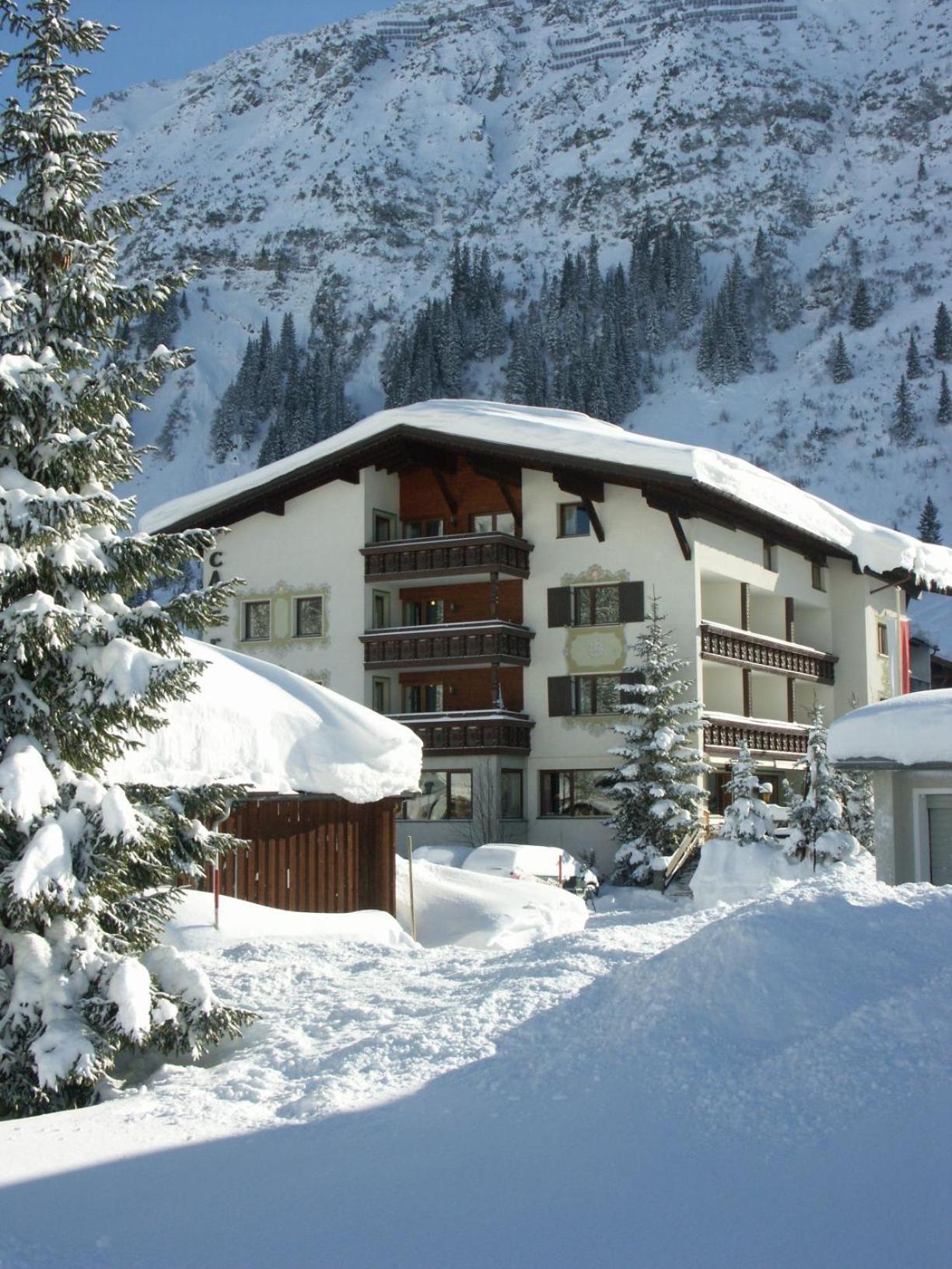 Pension Cafe Fritz Lech am Arlberg Exteriör bild