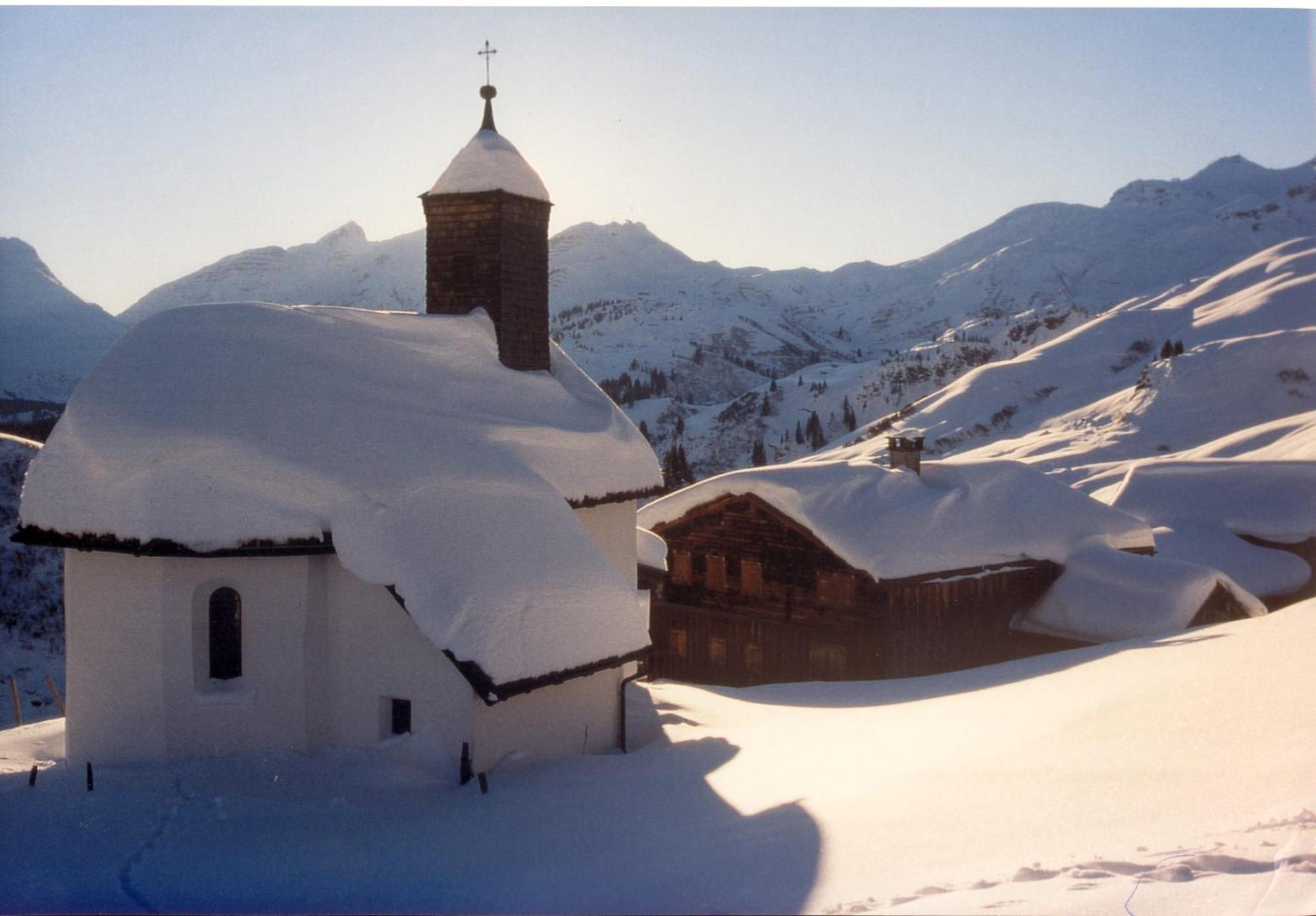 Pension Cafe Fritz Lech am Arlberg Exteriör bild