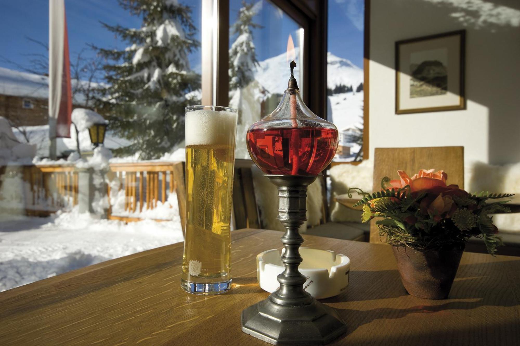 Pension Cafe Fritz Lech am Arlberg Exteriör bild